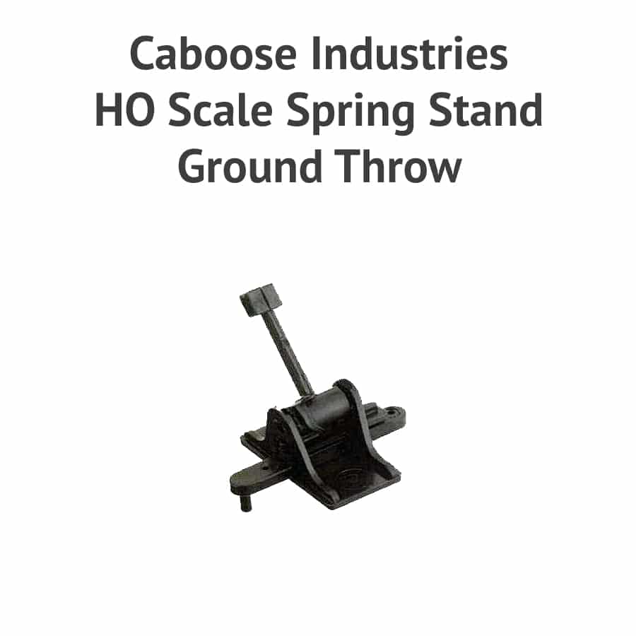 HO Scale Spring Stand Ground Throw